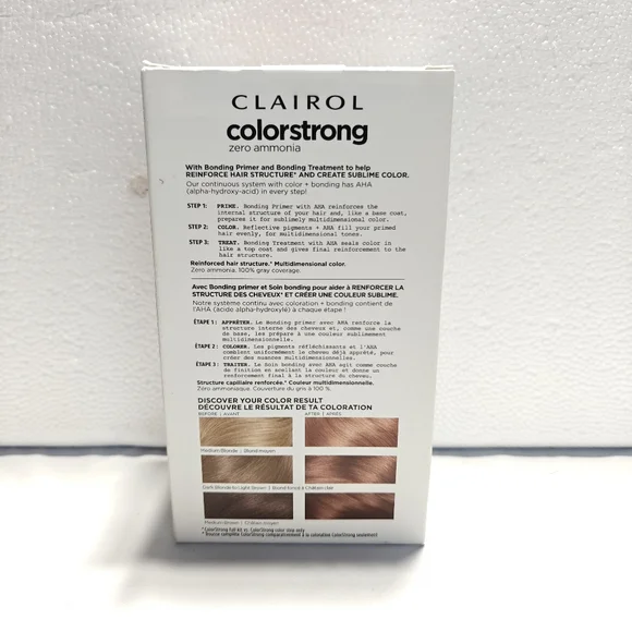 Clairol Color Strong Zero Ammonia  Rose Crespuscule 8.63 Coral Sands - Picture 5 of 5